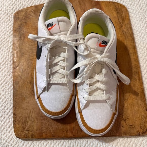 Nike Shoes - Nike White and Tan Sneakers